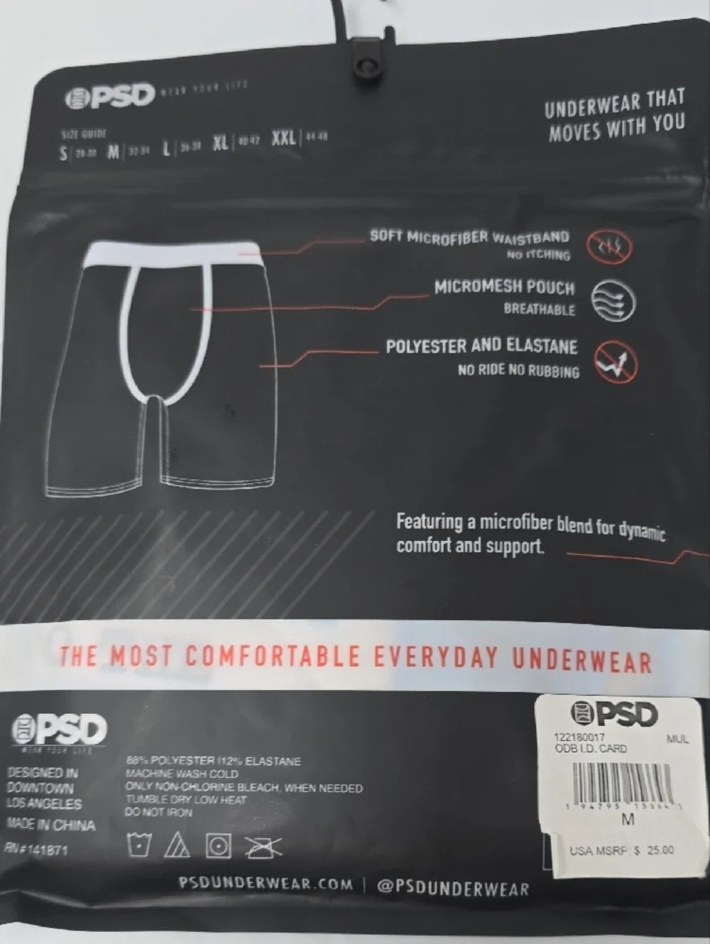 PSD boxer briefs, ol dirty bastard I.D. Card